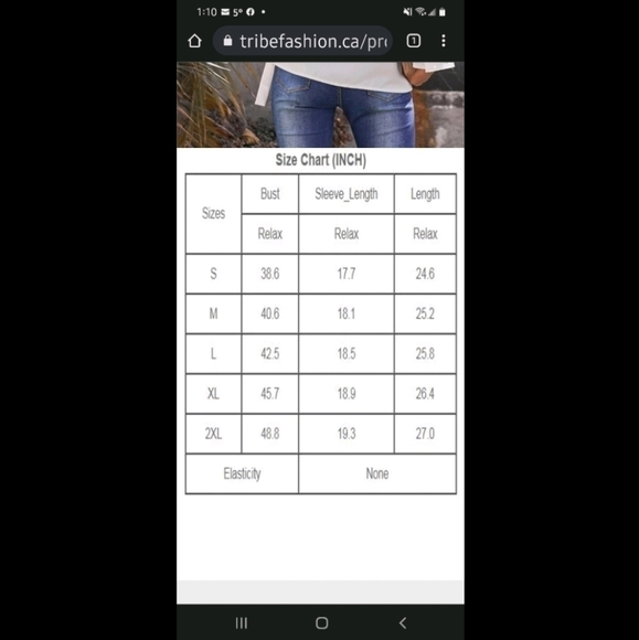 TRÏBE Bell Sleeve Wrap Style Draped Blouse Size Small NWT - Picture 4 of 6